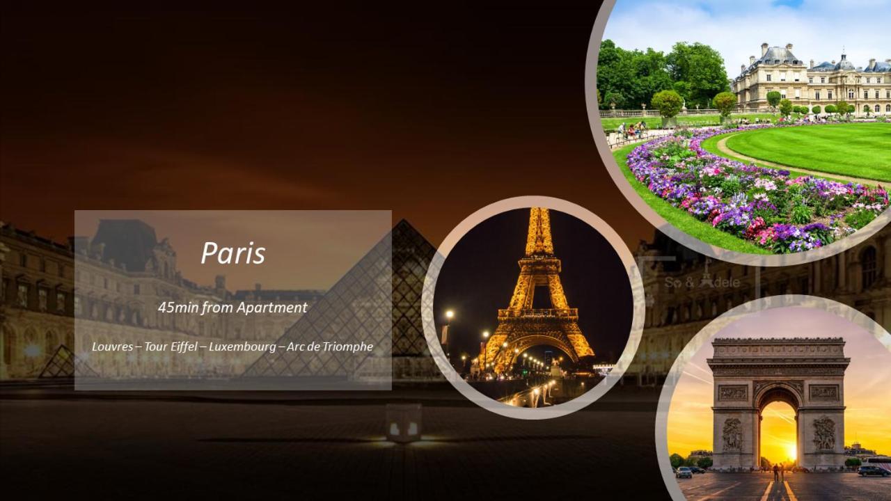 Studio Zen - Shopping Center And Train Station 500M - Disneyland Paris 5Min مونتِفرا المظهر الخارجي الصورة